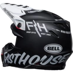 Bell Moto-9S Flex Fasthouse Flex Crew Helmet -HJC Store bell moto 9s flex fasthouse flex crew helmet black white back left 09912.1672400509