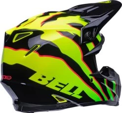 Bell Moto-9S Flex Claw Helmet 33 Bell Moto-9S Flex Claw Helmet -HJC Store bell moto 9s flex helmet claw gloss black green back right 68268.1633275383