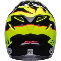 Bell Moto-9S Flex Claw Helmet 35 Bell Moto-9S Flex Claw Helmet -HJC Store bell moto 9s flex helmet claw gloss black green back 14209.1633275377