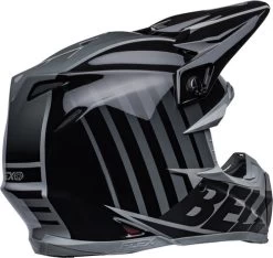 Bell Moto-9S Flex Sprint Helmet -HJC Store bell moto 9s flex helmet sprint matte gloss black gray back right 81463.1632354797