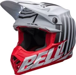 Bell Moto-9S Flex Sprint Helmet -HJC Store bell moto 9s flex helmet sprint matte gloss white red front left 65081.1632354853