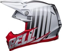 Bell Moto-9S Flex Sprint Helmet -HJC Store bell moto 9s flex helmet sprint matte gloss white red left 04539.1632354842