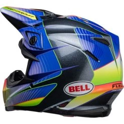 Bell Moto-9S Flex Pro Circuit Replica 23 Helmet -HJC Store bell moto 9s flex pro circuit 23 helmet gloss silver metallic flake back left 71278.1672400804