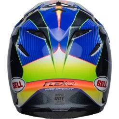 Bell Moto-9S Flex Pro Circuit Replica 23 Helmet -HJC Store bell moto 9s flex pro circuit 23 helmet gloss silver metallic flake back 17817.1672400818