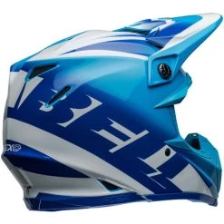 Bell Moto-9S Flex Rail Helmet 24 Bell Moto-9S Flex Rail Helmet -HJC Store bell moto 9s flex rail helmet gloss blue white back right 76107.1696896401
