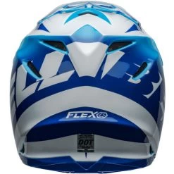 Bell Moto-9S Flex Rail Helmet 26 Bell Moto-9S Flex Rail Helmet -HJC Store bell moto 9s flex rail helmet gloss blue white back 74613.1696896407