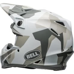 Bell Moto-9S Flex Rover Helmet -HJC Store bell moto 9s flex rover helmet gloss white camo back left 51536.1696901317