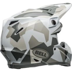 Bell Moto-9S Flex Rover Helmet -HJC Store bell moto 9s flex rover helmet gloss white camo back right 84032.1696901318