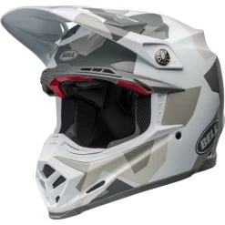 Bell Moto-9S Flex Rover Helmet -HJC Store bell moto 9s flex rover helmet gloss white camo front left 60793.1696901293