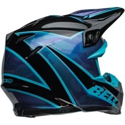 Bell Moto-9S Flex Sprite Helmet -HJC Store bell moto 9s flex sprite helmet gloss black blue back right 26339.1696903043