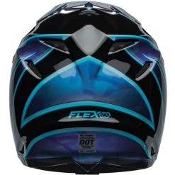 Bell Moto-9S Flex Sprite Helmet -HJC Store bell moto 9s flex sprite helmet gloss black blue back 82280.1696903049