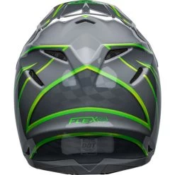 Bell Moto-9S Flex Sprite Helmet -HJC Store bell moto 9s flex sprite helmet sprite gloss gray green back 26822.1672399183