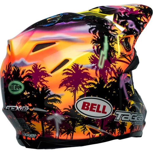 Bell Moto-9S Flex Tagger Tropical Fever Helmet 7 Bell Moto-9S Flex Tagger Tropical Fever Helmet - Image 7