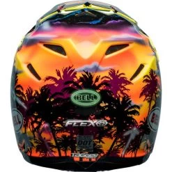 Bell Moto-9S Flex Tagger Tropical Fever Helmet 19 Bell Moto-9S Flex Tagger Tropical Fever Helmet -HJC Store bell moto 9s flex tagger tropical fever helmet gloss yellow orange back 83484.1672222179