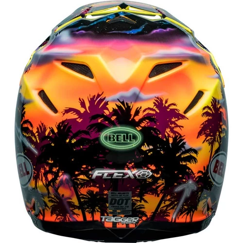 Bell Moto-9S Flex Tagger Tropical Fever Helmet 9 Bell Moto-9S Flex Tagger Tropical Fever Helmet - Image 9