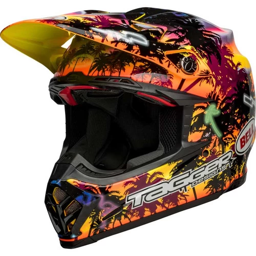 Bell Moto-9S Flex Tagger Tropical Fever Helmet 3 Bell Moto-9S Flex Tagger Tropical Fever Helmet - Image 3