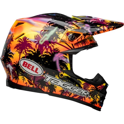 Bell Moto-9S Flex Tagger Tropical Fever Helmet 2 Bell Moto-9S Flex Tagger Tropical Fever Helmet - Image 2