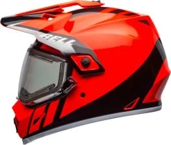 Bell MX-9 Adventure Dash Snow MIPS Helmet - Electric Shield 30 Bell MX-9 Adventure Dash Snow MIPS Helmet - Electric Shield -HJC Store bell mx 9 adventure snow mips electric shield helmet dash gloss black flo orange left 25744.1571274150