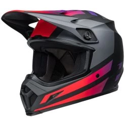 Bell MX-9 MIPS Alter Ego Helmet -HJC Store bell mx 9 mips alter ego helmet matte black red front left 28643.1696916838