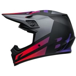 Bell MX-9 MIPS Alter Ego Helmet -HJC Store bell mx 9 mips alter ego helmet matte black red left 55058.1696916821