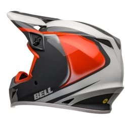 Bell MX-9 MIPS Dart Helmet -HJC Store bell mx 9 mips dart helmet gloss charcoal orange back left 37085.1696922051