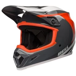 Bell MX-9 MIPS Dart Helmet -HJC Store bell mx 9 mips dart helmet gloss charcoal orange front left 13181.1696922043