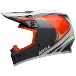 Bell MX-9 MIPS Dart Helmet -HJC Store bell mx 9 mips dart helmet gloss charcoal orange left 37088.1696922028