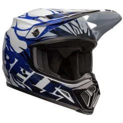 Bell MX-9 MIPS Decay Helmet -HJC Store bell mx 9 mips decay helmet gloss blue front right 37351.1696925853