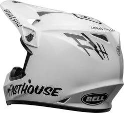 Bell MX-9 MIPS Fasthouse Helmet -HJC Store bell mx 9 mips fasthouse helmet gloss white black back left 53924.1612684950