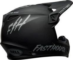 Bell MX-9 MIPS Fasthouse Helmet -HJC Store bell mx 9 mips fasthouse helmet matte black gray back right 59911.1612684906