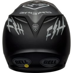 Bell MX-9 MIPS Fasthouse Helmet -HJC Store bell mx 9 mips fasthouse helmet matte black gray back 34484.1612684913