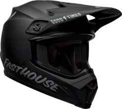 Bell MX-9 MIPS Fasthouse Helmet -HJC Store bell mx 9 mips fasthouse helmet matte black gray front right 95367.1612684893