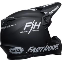 Bell MX-9 MIPS Fasthouse Prospect Helmet -HJC Store bell mx 9 mips fasthouse prospect helmet matte black white back right 61042.1672410580