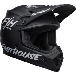 Bell MX-9 MIPS Fasthouse Prospect Helmet -HJC Store bell mx 9 mips fasthouse prospect helmet matte black white front right 24628.1672410569