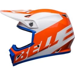 Bell MX-9 MIPS Disrupt Helmet - Closeout -HJC Store bell mx 9 mips helmet disrupt gloss white orange left 63859.1691022789