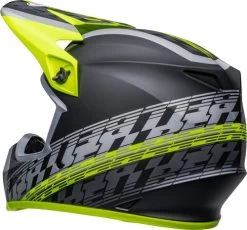 Bell MX-9 MIPS Offset Helmet 34 Bell MX-9 MIPS Offset Helmet -HJC Store bell mx 9 mips helmet offset matte black hi viz yellow back left 02823.1632314927