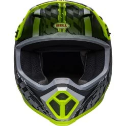 Bell MX-9 MIPS Offset Helmet 33 Bell MX-9 MIPS Offset Helmet -HJC Store bell mx 9 mips helmet offset matte black hi viz yellow front 77902.1632314917