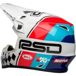 Bell MX-9 MIPS RSD The Rally Helmet 16 Bell MX-9 MIPS RSD The Rally Helmet -HJC Store bell mx 9 mips rsd the rally helmet gloss white black back left 99689.1672409049