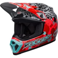 Bell MX-9 MIPS Tagger Splatter Helmet 13 Bell MX-9 MIPS Tagger Splatter Helmet -HJC Store bell mx 9 mips tagger splatter helmet gloss bright red gray front left 72343.1672410258