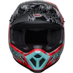 Bell MX-9 MIPS Tagger Splatter Helmet 15 Bell MX-9 MIPS Tagger Splatter Helmet -HJC Store bell mx 9 mips tagger splatter helmet gloss bright red gray front 00655.1672410264
