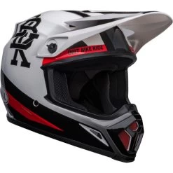 Bell MX-9 MIPS Twitch DBK Helmet -HJC Store bell mx 9 mips twitch dbk helmet gloss white black front right 35017.1672410838