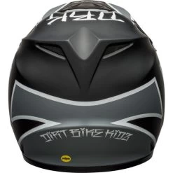 Bell MX-9 MIPS Twitch Helmet -HJC Store bell mx 9 mips twitch helmet matte black gray white back 15814.1612682534