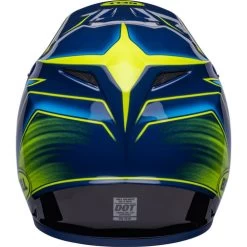 Bell MX-9 MIPS Zone Helmet -HJC Store bell mx 9 mips zone helmet gloss navy retina back 25128.1672411743