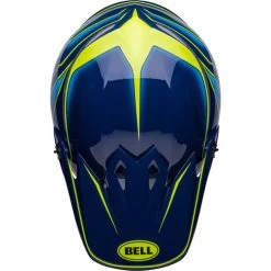 Bell MX-9 MIPS Zone Helmet -HJC Store bell mx 9 mips zone helmet gloss navy retina top 36021.1672411732