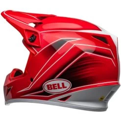 Bell MX-9 MIPS Zone Helmet -HJC Store bell mx 9 mips zone helmet gloss red back left 18055.1696934242