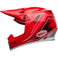 Bell MX-9 MIPS Zone Helmet -HJC Store bell mx 9 mips zone helmet gloss red left 64647.1696934219