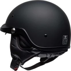 Bell Pit Boss Half Helmet Matte Black -HJC Store bell pit boss helmet matte black back left 76194.1586674715