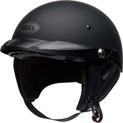 Bell Pit Boss Half Helmet Matte Black -HJC Store bell pit boss helmet matte black front left 19656.1586674715