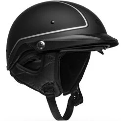 Bell Pit Boss Helmet Pinned Black/Gray -HJC Store bell pit boss helmet solid pinned matte black gray front right 59639.1658669417