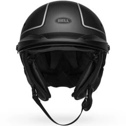 Bell Pit Boss Helmet Pinned Black/Gray -HJC Store bell pit boss helmet solid pinned matte black gray front 72498.1658669420